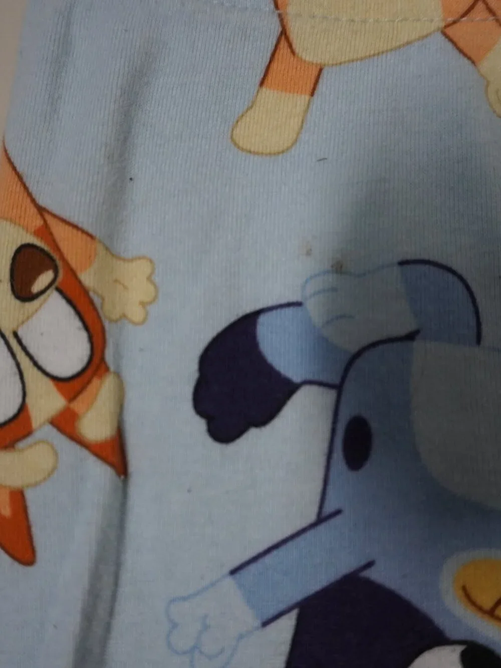 Blue Cartoon Puppy Kids Pajama Set - Soft Sleep Top